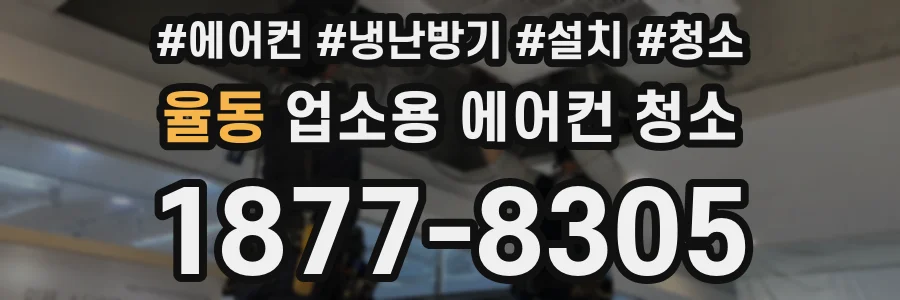 율동 업소용 에어컨 청소