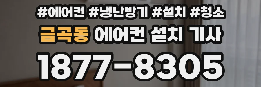 금곡동 에어컨 설치 기사