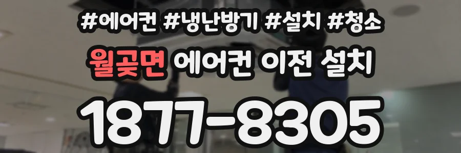 월곶면 에어컨 이전 설치