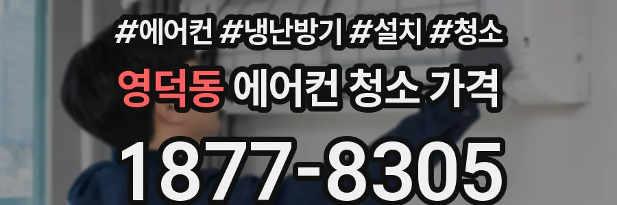 영덕동 에어컨 청소 가격