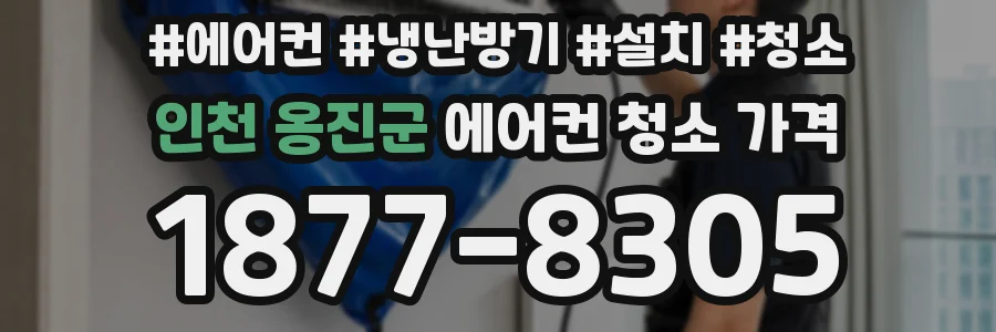 인천 옹진군 에어컨 청소 가격
