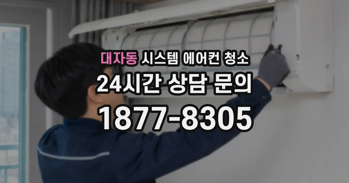 대자동 시스템 에어컨 청소