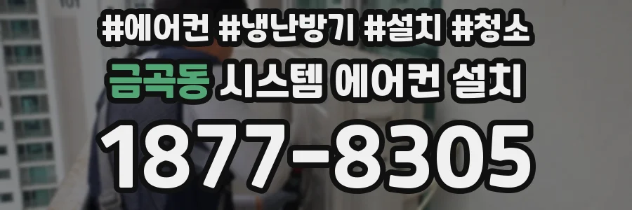 금곡동 시스템 에어컨 설치