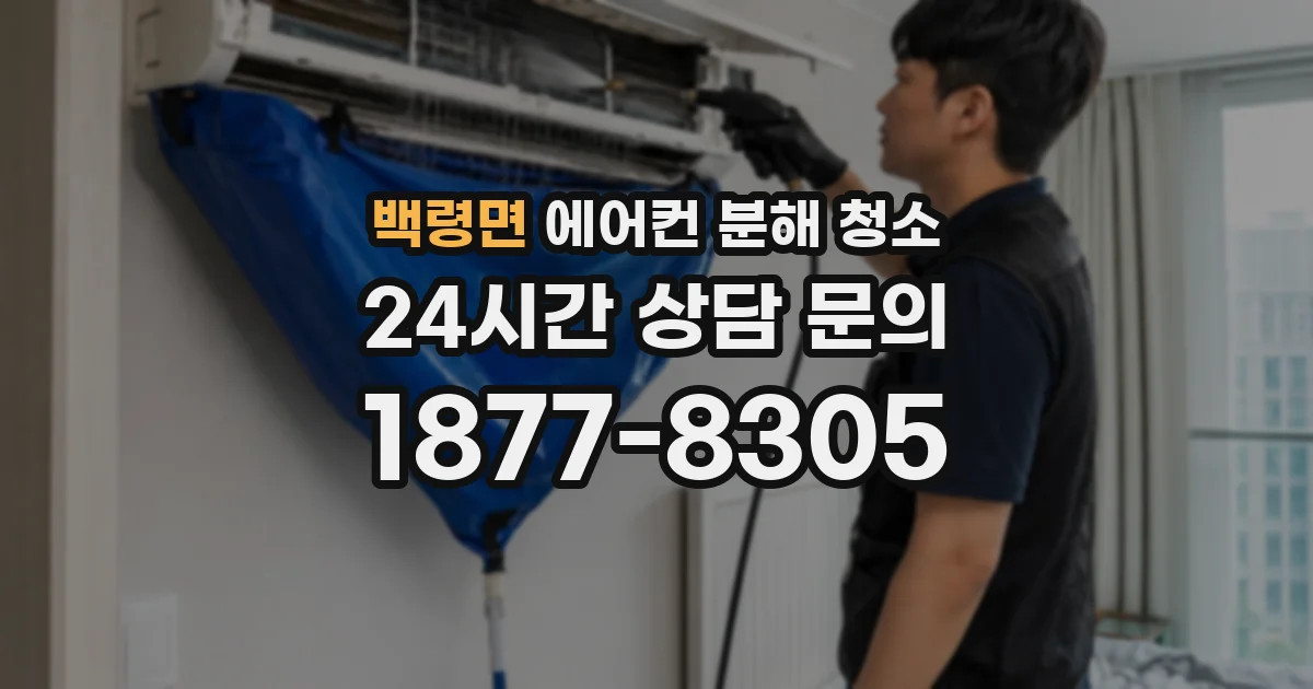 백령면 에어컨 분해 청소