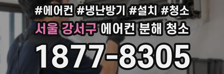 서울 강서구 에어컨 분해 청소