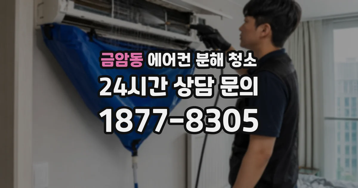금암동 에어컨 분해 청소