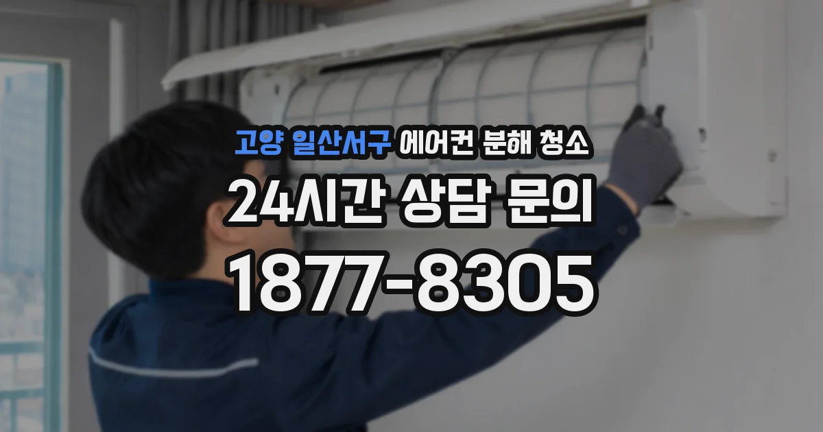 고양 일산서구 에어컨 분해 청소