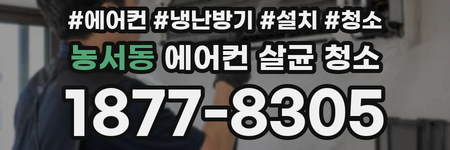 농서동 에어컨 살균 청소