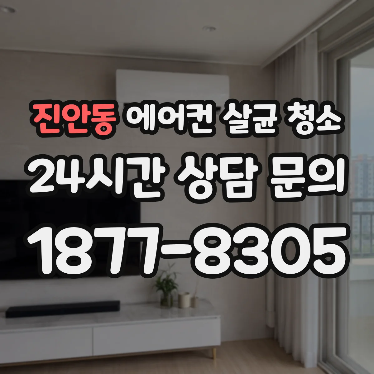 진안동 에어컨 살균 청소