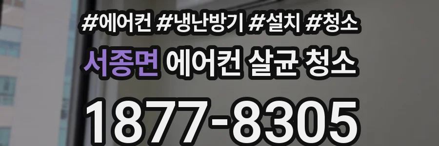 서종면 에어컨 살균 청소