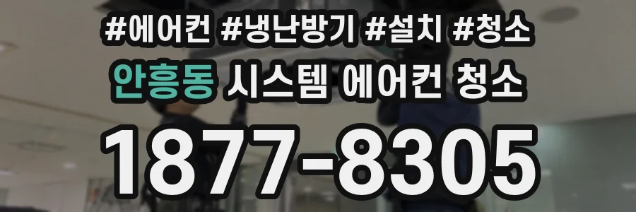 안흥동 시스템 에어컨 청소