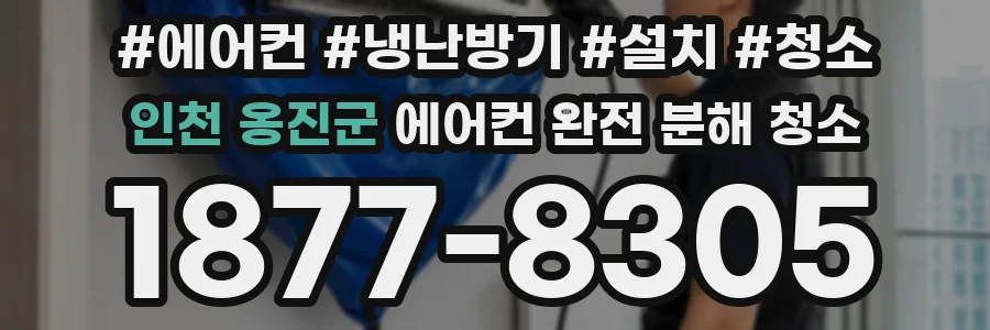 인천 옹진군 에어컨 완전 분해 청소