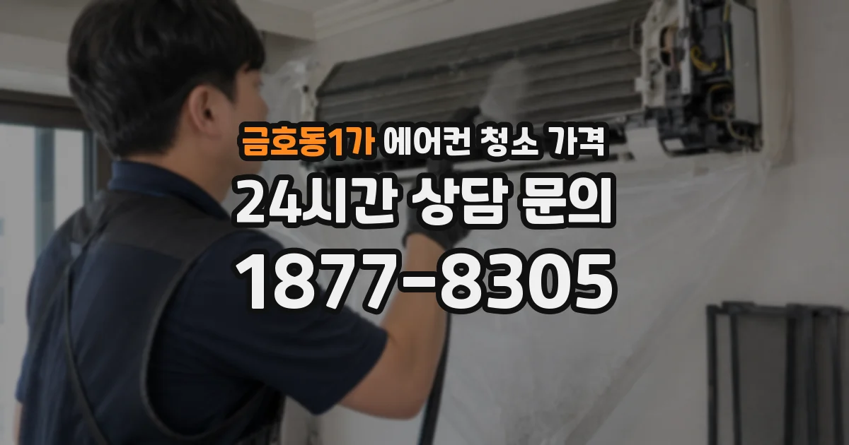금호동1가 에어컨 청소 가격