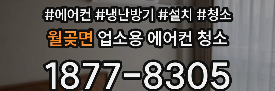 월곶면 업소용 에어컨 청소