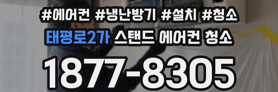 태평로2가 스탠드 에어컨 청소