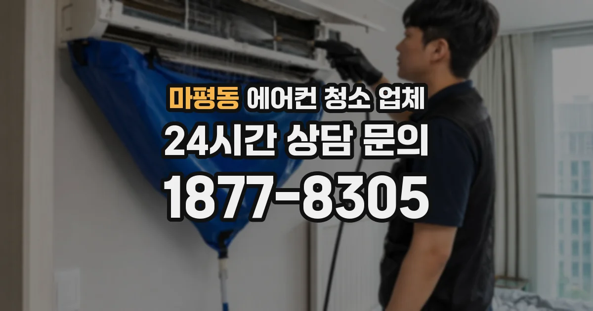 마평동 에어컨 청소 업체