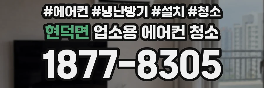 현덕면 업소용 에어컨 청소