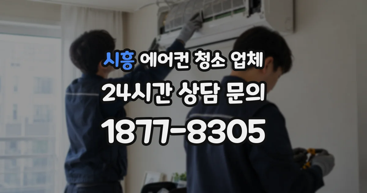 시흥 에어컨 청소 업체