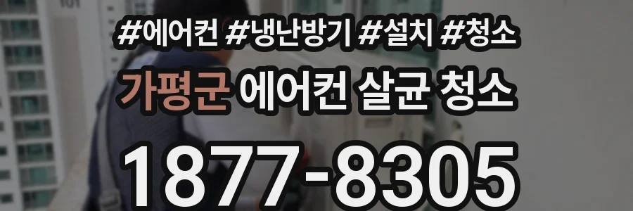 가평군 에어컨 살균 청소