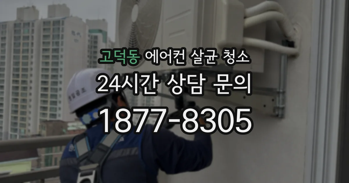 고덕동 에어컨 살균 청소