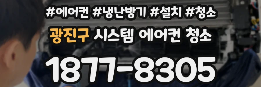 광진구 시스템 에어컨 청소
