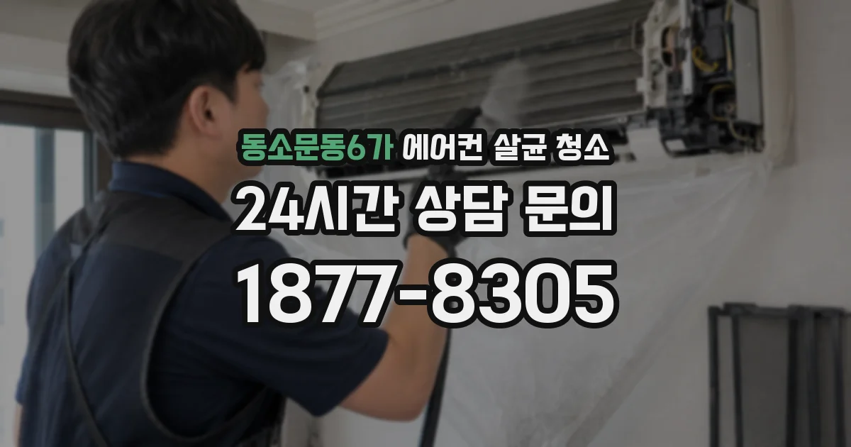 동소문동6가 에어컨 살균 청소