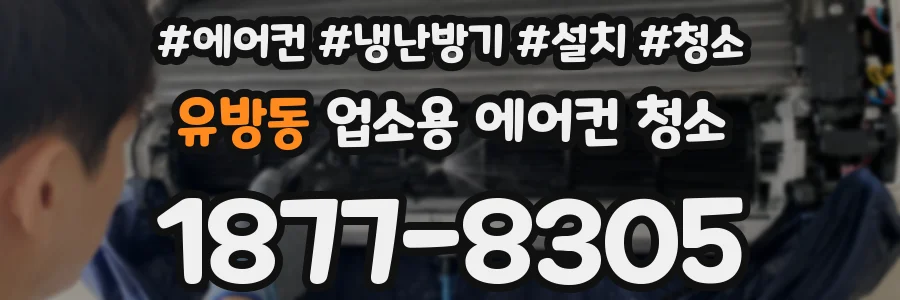 유방동 업소용 에어컨 청소