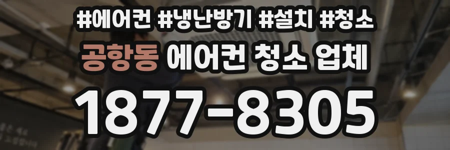 공항동 에어컨 청소 업체
