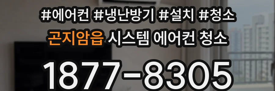 곤지암읍 시스템 에어컨 청소
