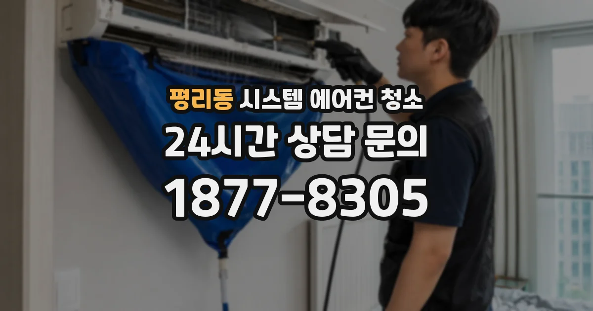 평리동 시스템 에어컨 청소