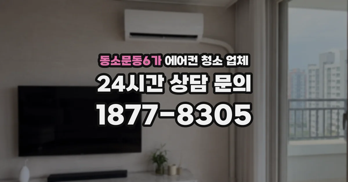 동소문동6가 에어컨 청소 업체