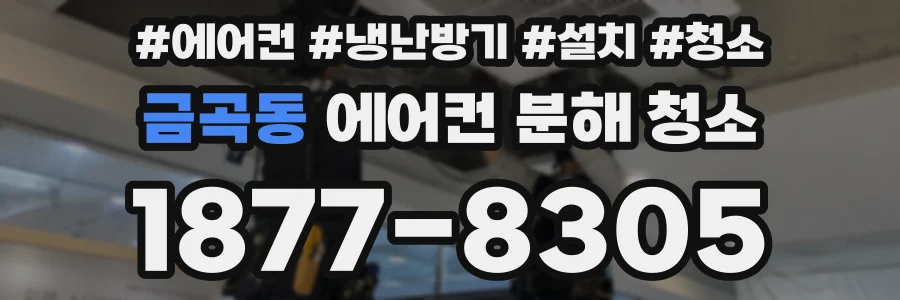 금곡동 에어컨 분해 청소