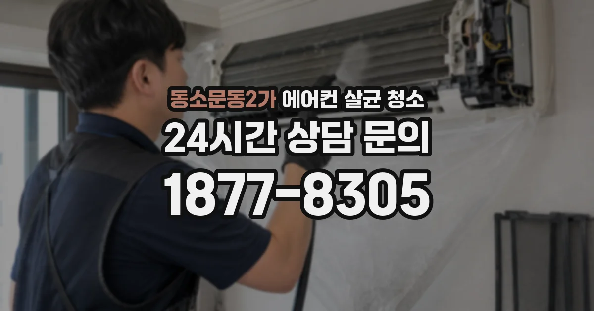 동소문동2가 에어컨 살균 청소
