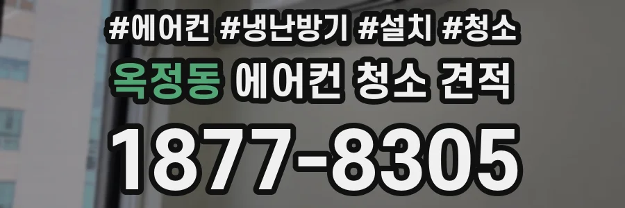 옥정동 에어컨 청소 견적