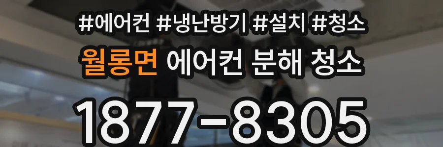 월롱면 에어컨 분해 청소