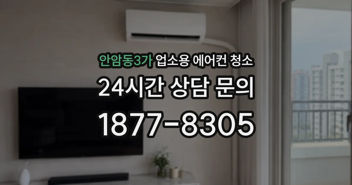 안암동3가 업소용 에어컨 청소