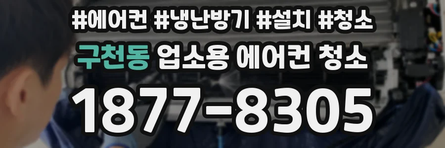 구천동 업소용 에어컨 청소