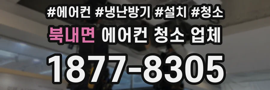 북내면 에어컨 청소 업체