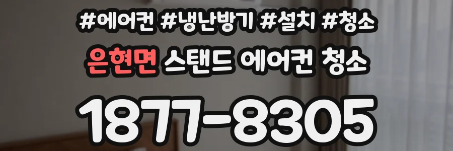 은현면 스탠드 에어컨 청소