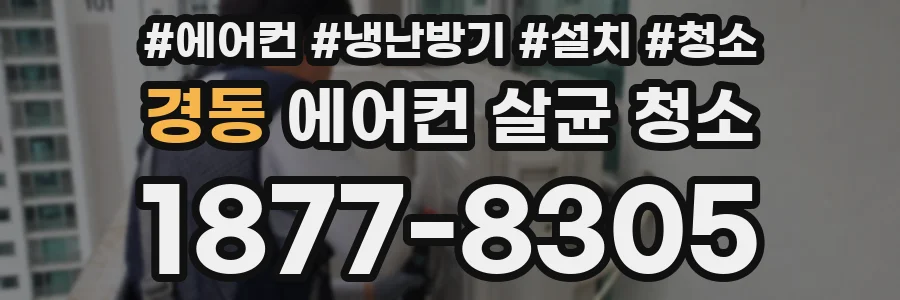 경동 에어컨 살균 청소