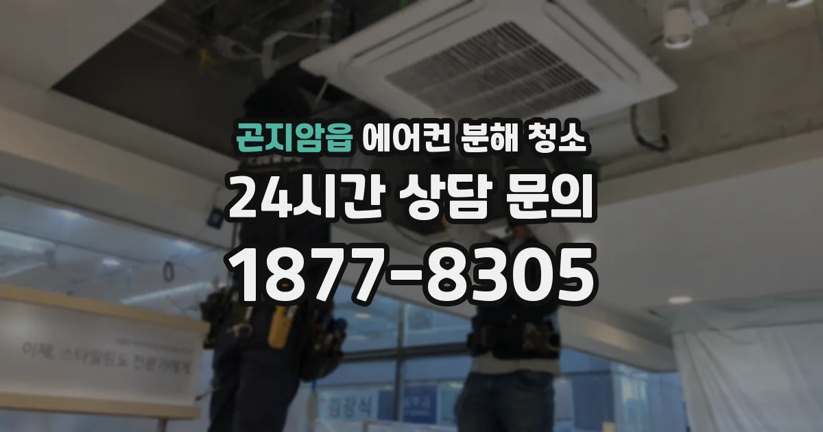 곤지암읍 에어컨 분해 청소