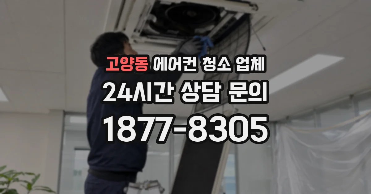 고양동 에어컨 청소 업체