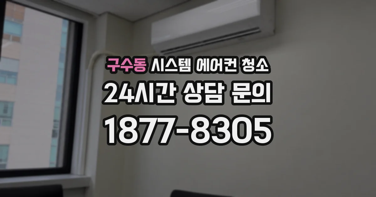 구수동 시스템 에어컨 청소