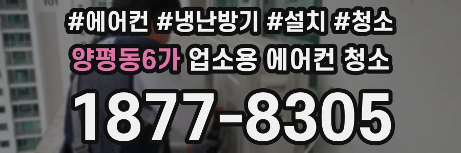 양평동6가 업소용 에어컨 청소