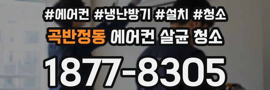 곡반정동 에어컨 살균 청소