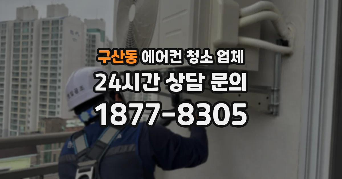 구산동 에어컨 청소 업체