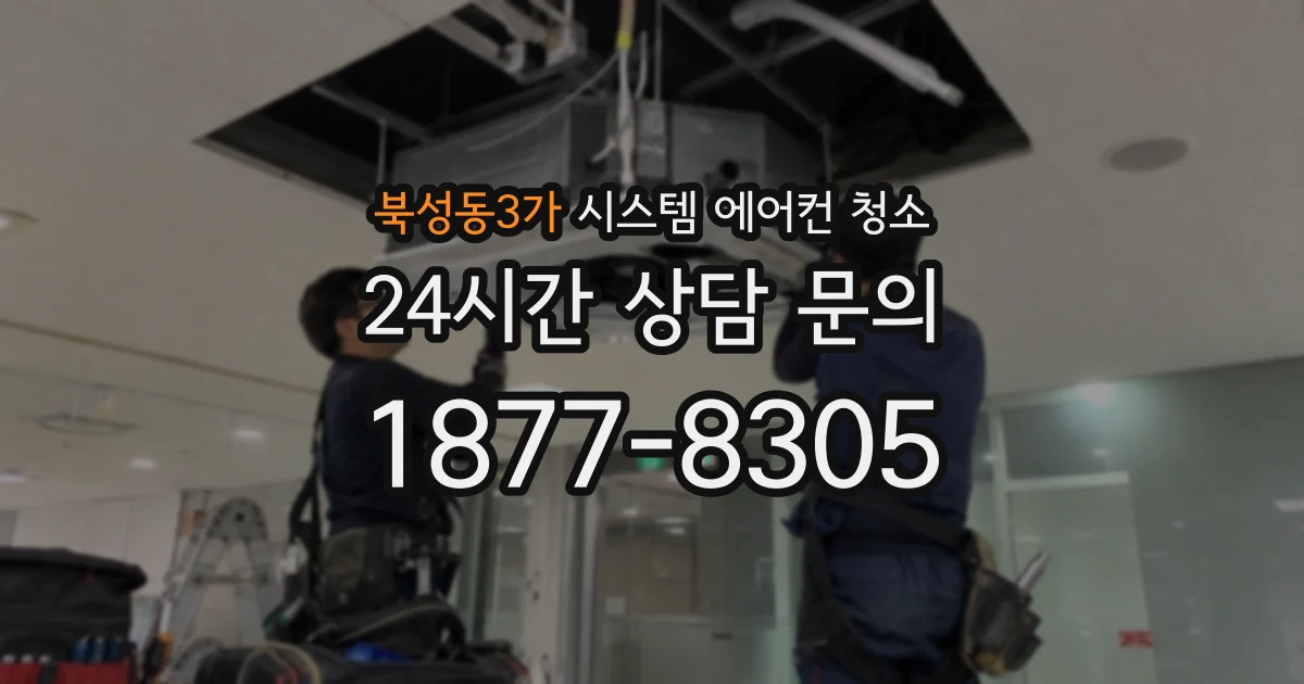 북성동3가 시스템 에어컨 청소