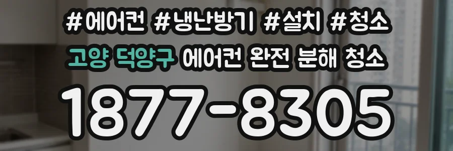 고양 덕양구 에어컨 완전 분해 청소