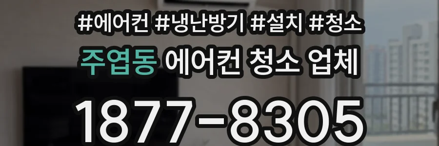 주엽동 에어컨 청소 업체