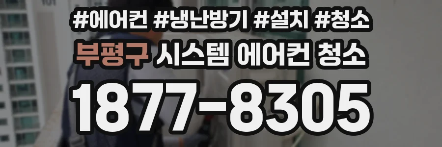 부평구 시스템 에어컨 청소